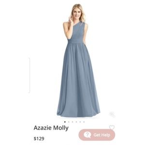 Dusty Blue Azazie dress Molly